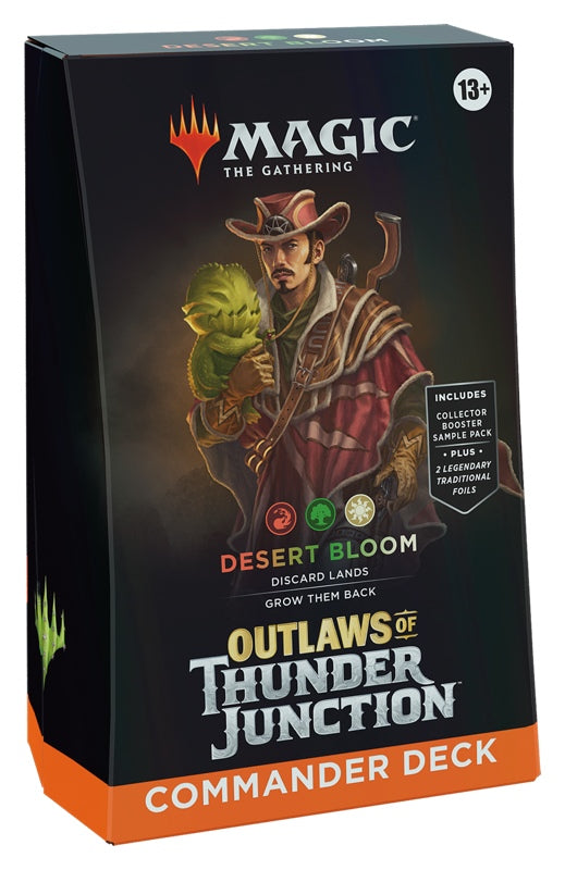 mtg-outlaws-of-thunder-junction-commander-deck-desert-bloom-englisch