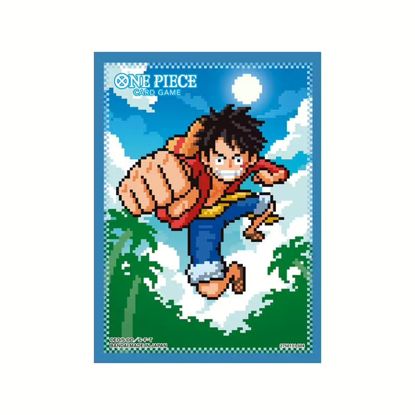 one-piece-card-game-official-sleeves-monkey-d-luffy-pixel