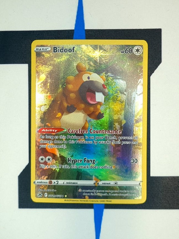 pokemon-karte-bidoof-art-rare-crown-zenith-englisch