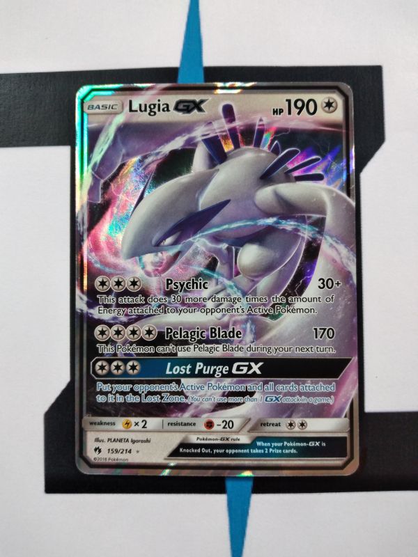  Analyzing image    pokemon-karte-lugia-gx-lost-thunder-159-englisch