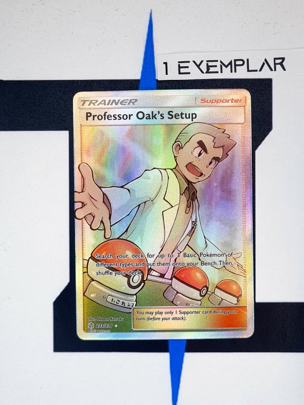 pokemon-karte-professor-oak_s-setup-rainbow-rare-cosmic-eclipse-233-englisch-front