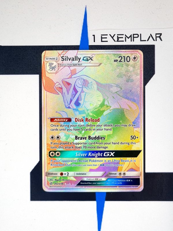    pokemon-karte-silvally-gx-rainbow-rare-cosmic-eclipse-262-englisch-front