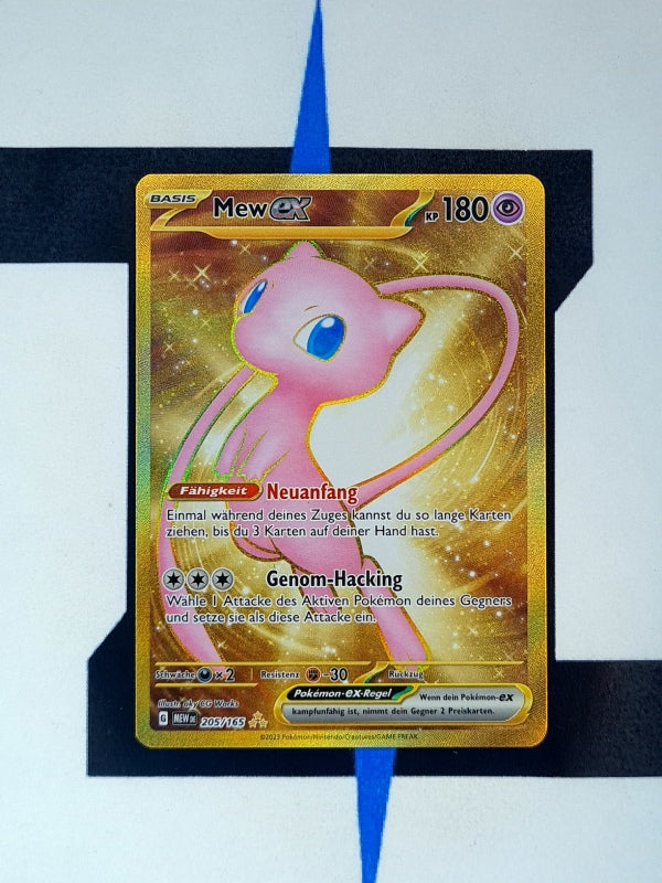 pokemon-karten-mew-ex-goldrare-pokemon-151-205-deutsch