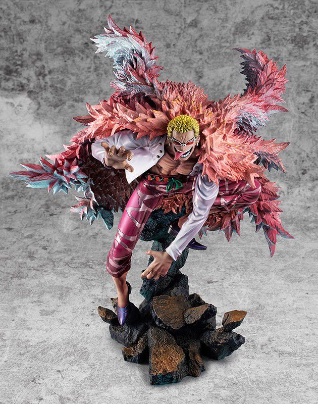 pop-action-figure-megahouse-portrait-of-pirates-one-piece-donquixote-doflamingo-figur-vorderseite