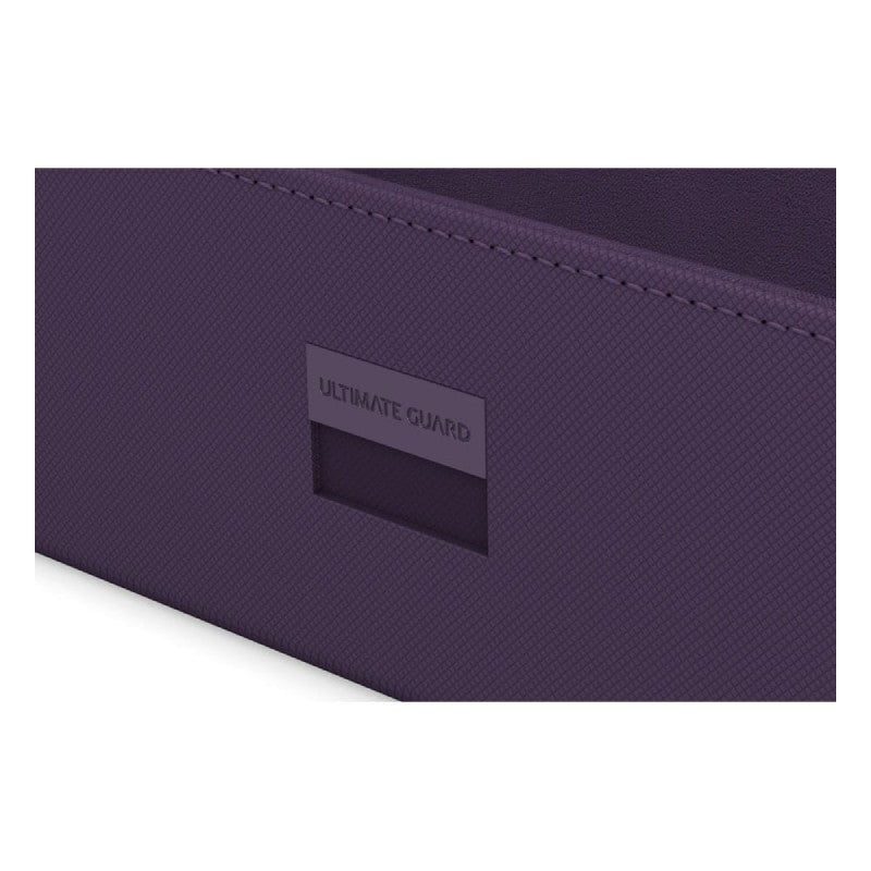 ultimate-guard-arkhive-800-xenoskin-monocolor-violett-verschluss-logo