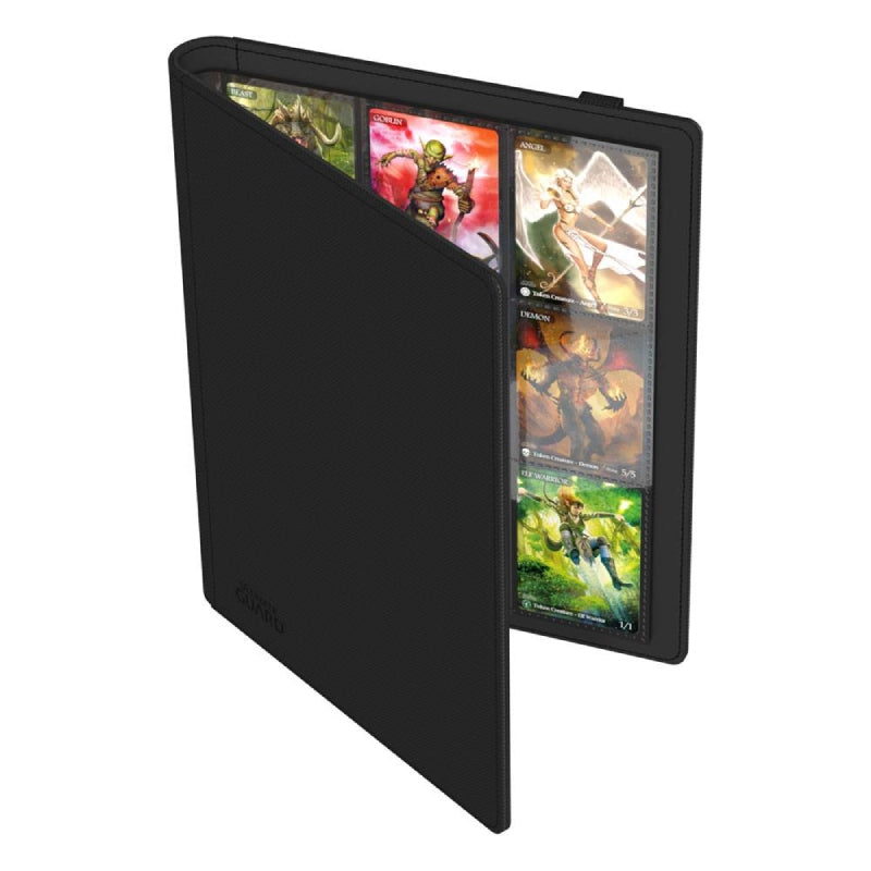       ultimate-guard-flexxfolio-360-18-pocket-xenoskin-schwarz-geschlossen-offen