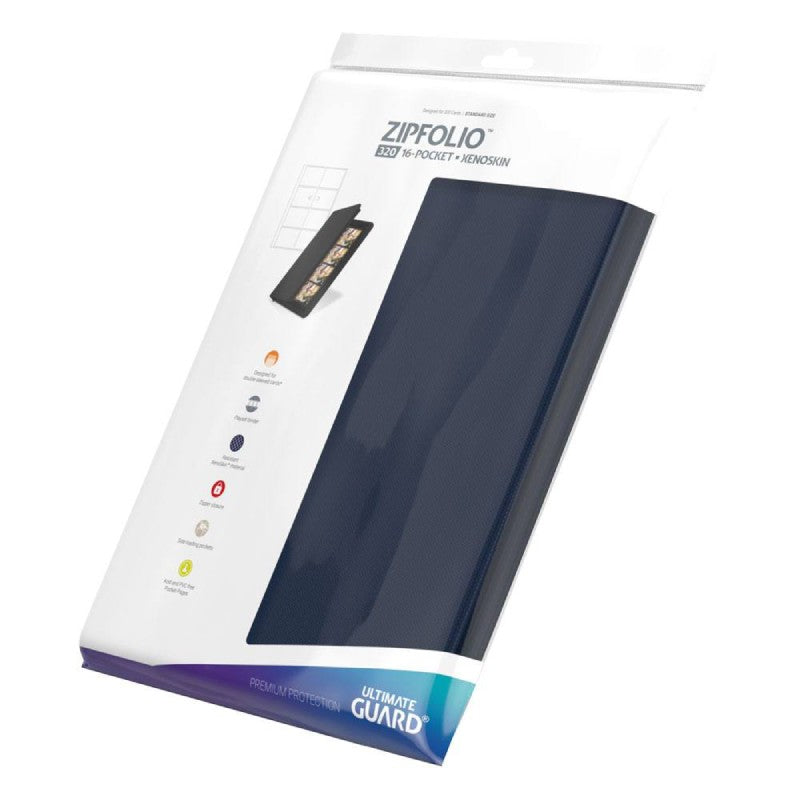 ultimate-guard-zipfolio-320-16-pocket-xenoskin-blau-verpackung