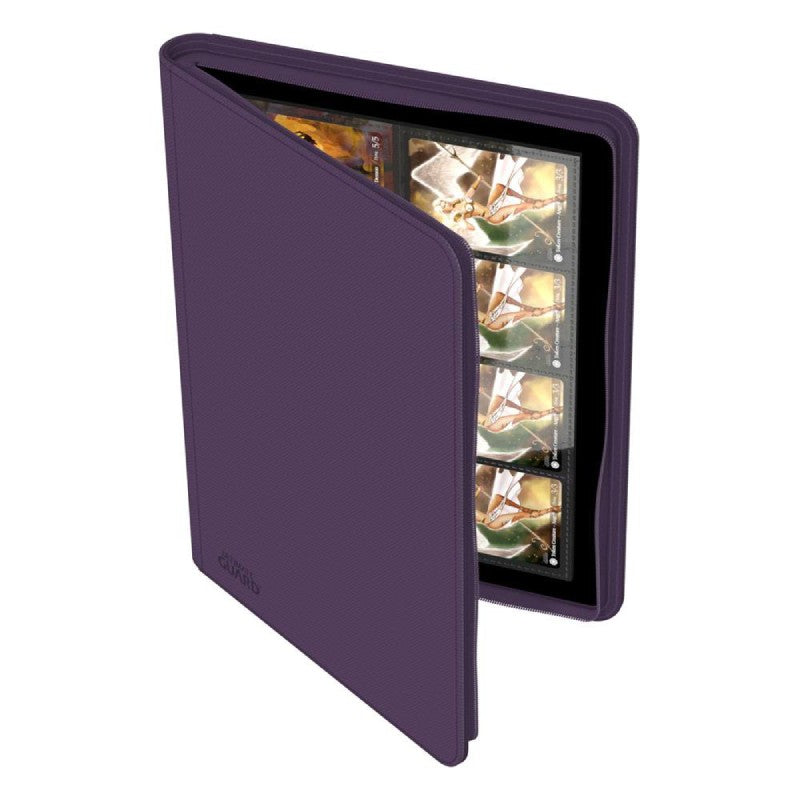 ultimate-guard-zipfolio-320-16-pocket-xenoskin-violett-oben-offen