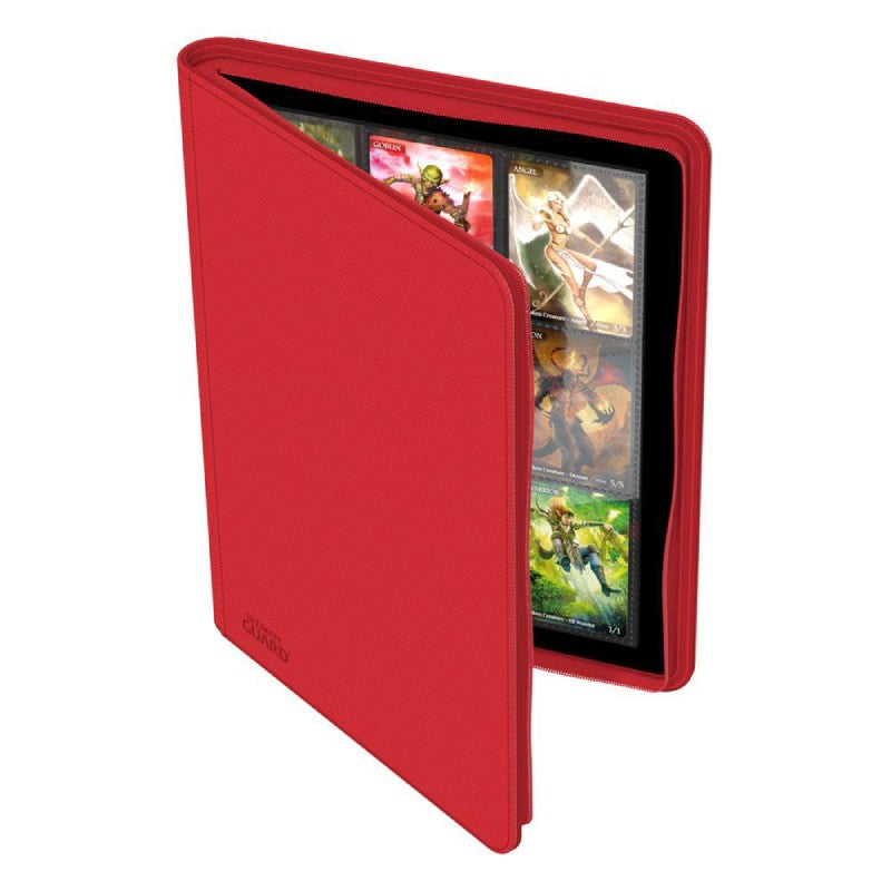 ultimate-guard-zipfolio-360-18-pocket-xenoskin-rot-oben-offen