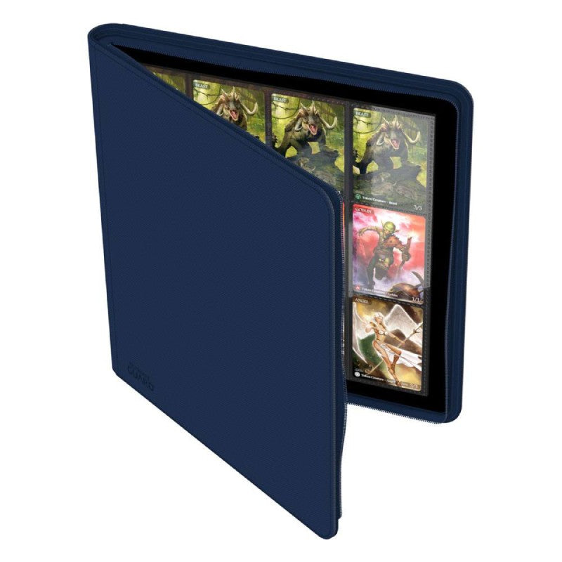 ultimate-guard-zipfolio-480-24-pocket-xenoskin-quadrow-blau-oben-offen