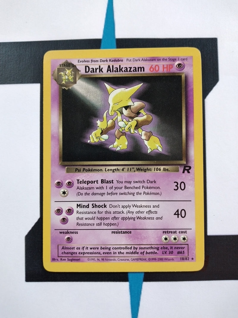 Dark Alakazam TR18 EN NM