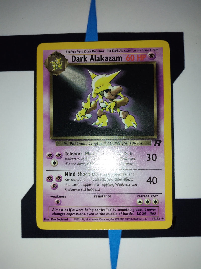 Dark Alakazam TR18 EN NM