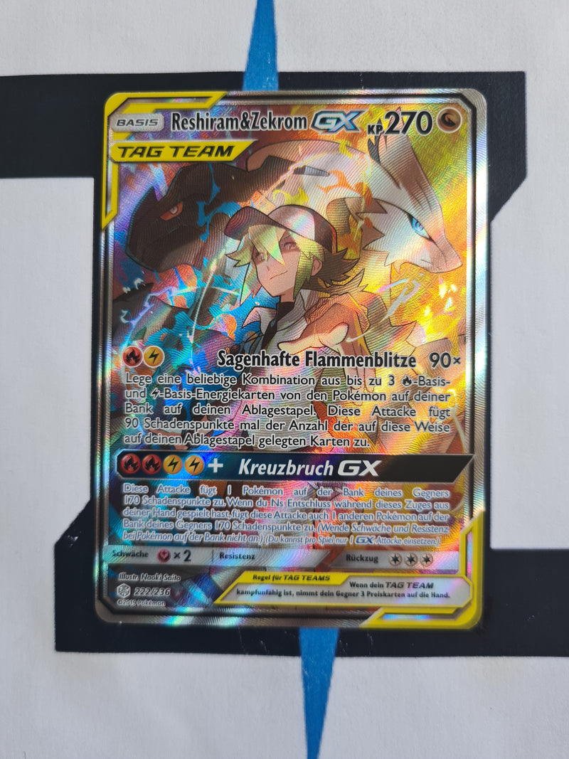 Reshiram & Zekrom GX CEC222 DE EX