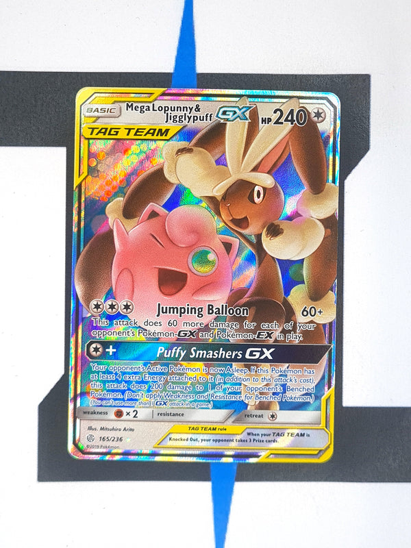 Mega Lopunny & Jigglypuff GX CEC165 EN EX