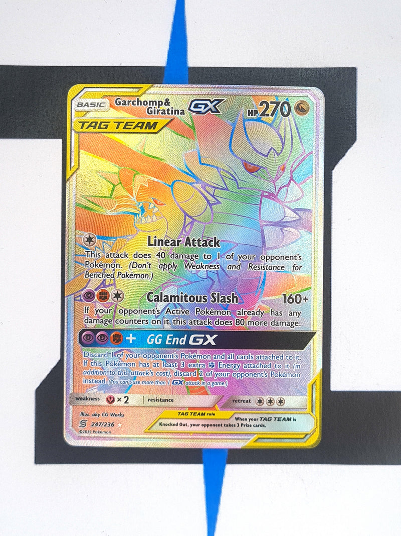 Garchomp & Giratina GX UNM247 EN NM