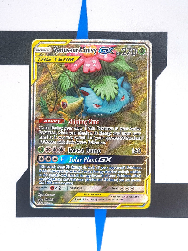 Venusaur & Snivy GX SM229 EN NM