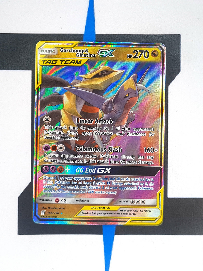 Garchomp & Giratina GX UNM146 EN NM