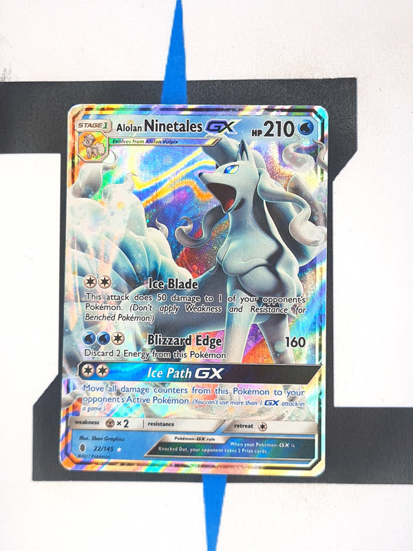 Alolan Ninetales GX GRI22 EN EX