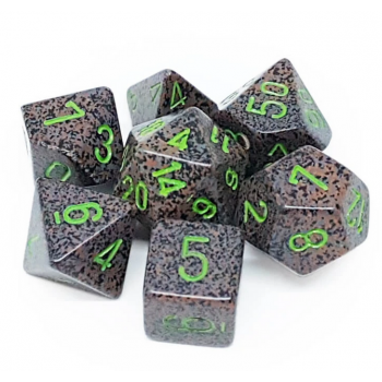 Chessex Speckled Polyhedral 7-Würfel Set - Earth