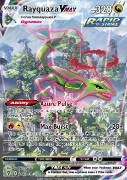 Pokemon Karte Rayquaza VMAX (EVS 218) aus dem Set Evolving Skies