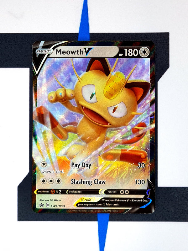 Meowth V SWSH004 EN NM