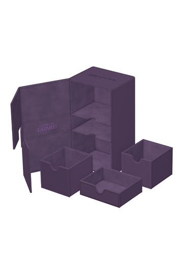 Ultimate Guard Twin Flip`n`Tray 200+ XenoSkin Monocolor Violett