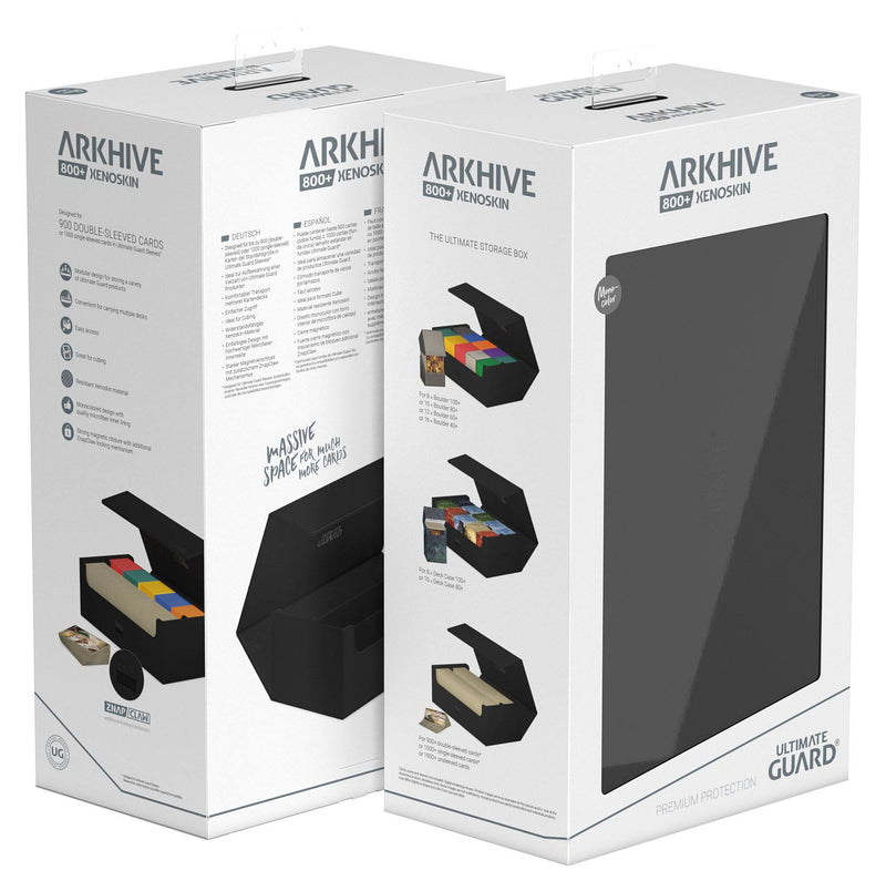 Ultimate Guard Arkhive 800+ XenoSkin Monocolor Black